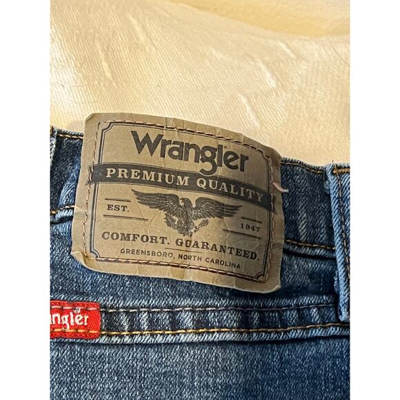 Wrangler Straight Leg Jeans Mens 38x30 - Picture 4 of 4